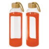Silicone Canterbury Glass Bottle Orange